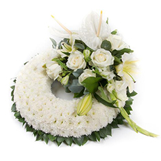 White Based Wreath