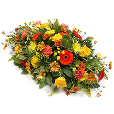 Vibrant Casket Spray