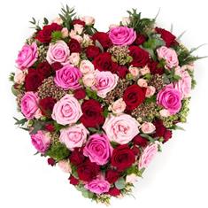 Loose Filled Rose Heart