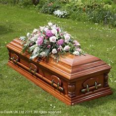Peony &amp; Rose Casket Spray