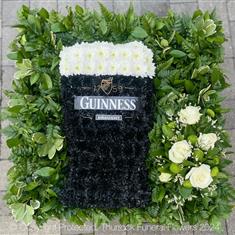Guinness Beer Themed Funeral Tribute