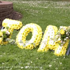 Yellow and White Lettering Tribute