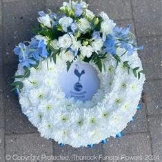 Tottenham Football Logo Wreath 