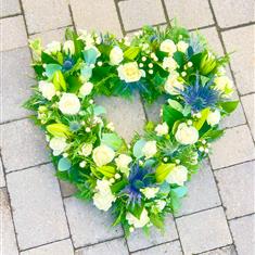 White Open Heart