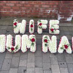 MUM, NAN and WIFE Lettering 