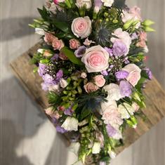 Pink and Lilac Teardrop Spray