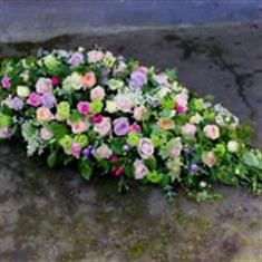 Mixed Rose casket Spray